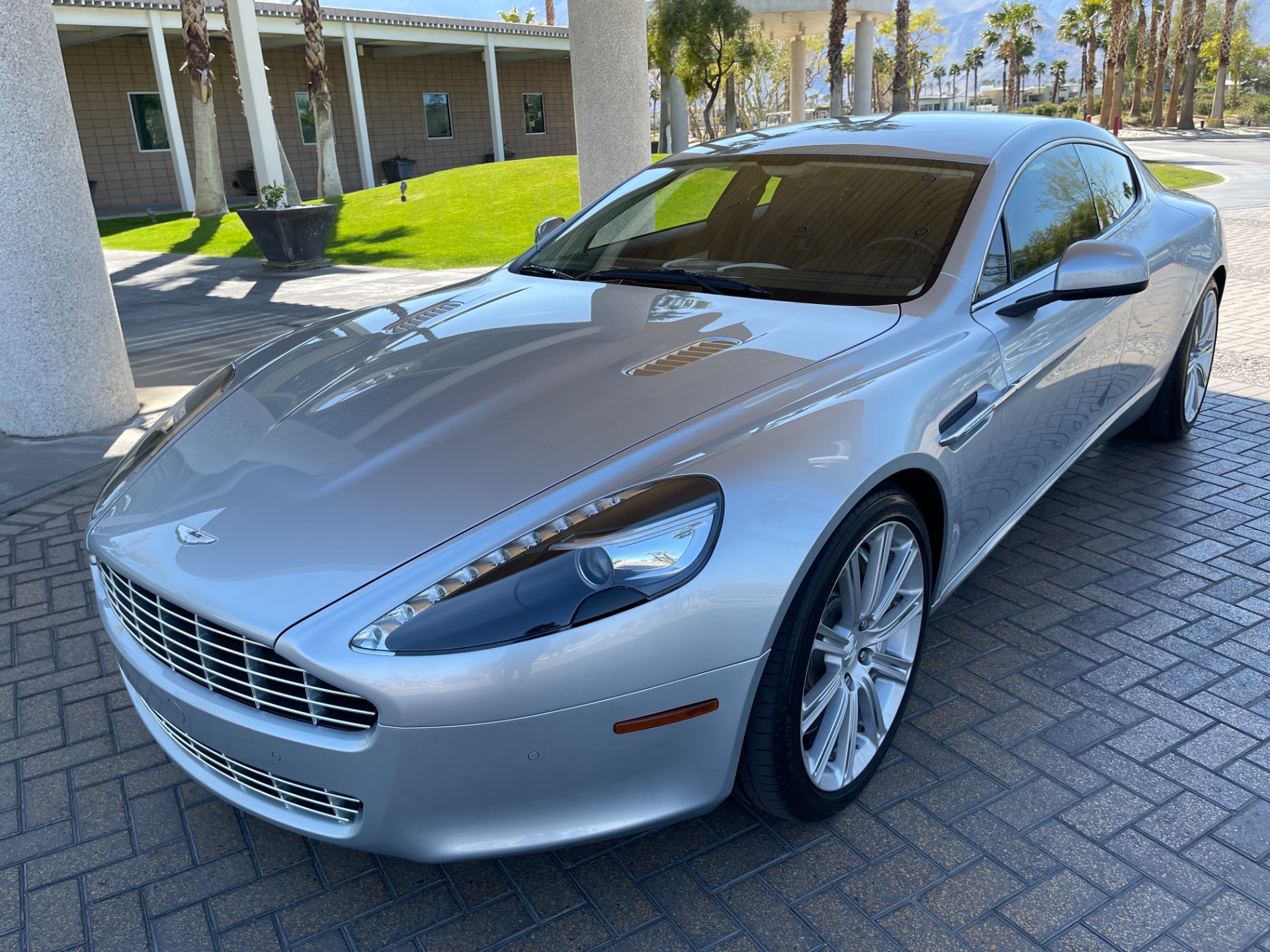 Silver 2010 Aston Martin Rapide Sedan Rear-Wheel Drive 6-Speed Automatic